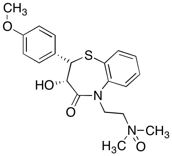 Deacetyl Diltiazem N-Oxide - Chemical structure and product image