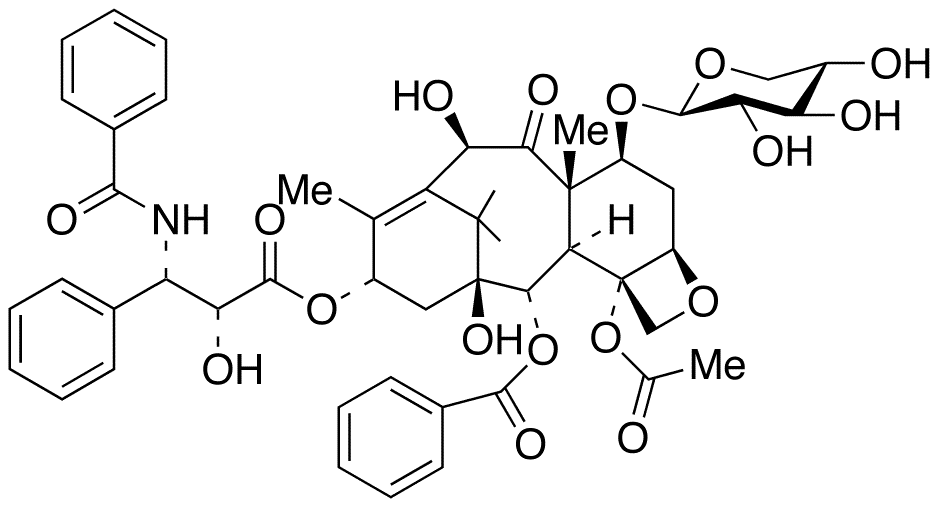 10-Deacetyl-7-xylosyl Paclitaxel (62%) - Chemical structure and product image