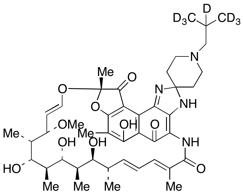 25-O-Deacetyl Rifabutin-d7 - Chemical structure and product image