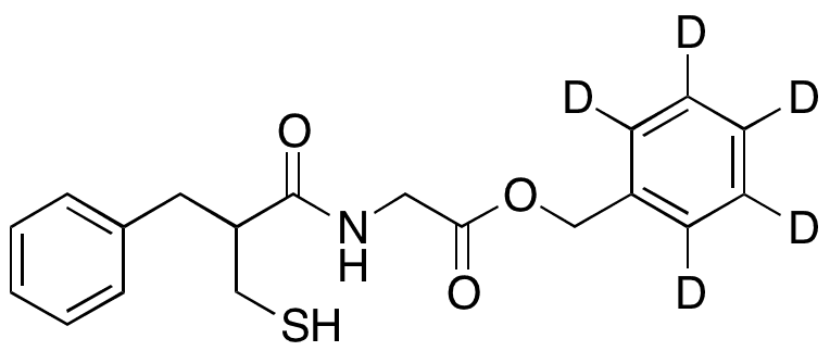 Deacetyl Racecadotril-d5 - Chemical structure and product image