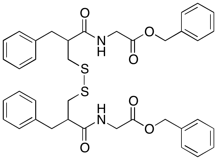 Deacetyl Racecadotril Disulfide - Chemical structure and product image