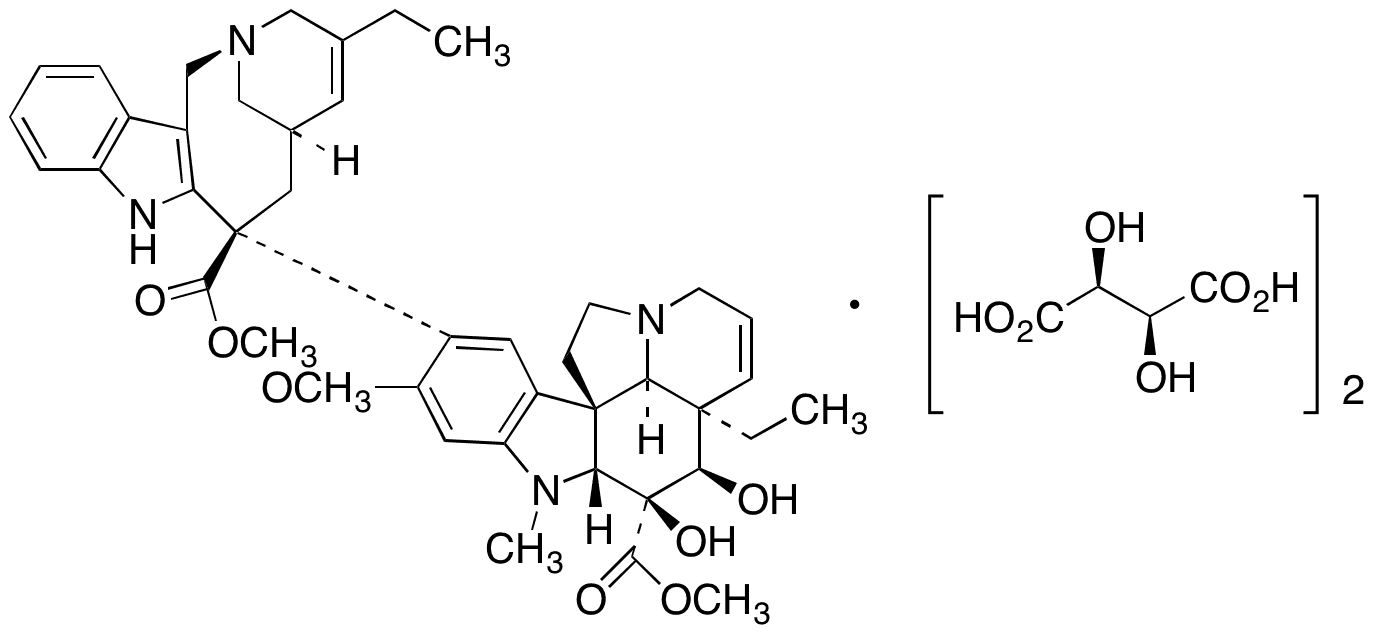 Desacetyl Vinorelbine Bitartrate - Chemical structure and product image