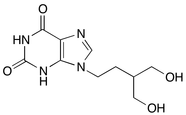 2-Deamino-(2,3-dihydro-2-oxo) Penciclovir - Chemical structure and product image