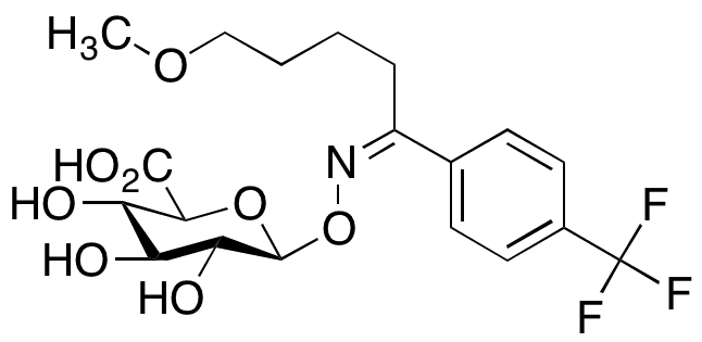 Deaminoethyl Fluvoxamine beta-D-Glucuronide - Chemical structure and product image