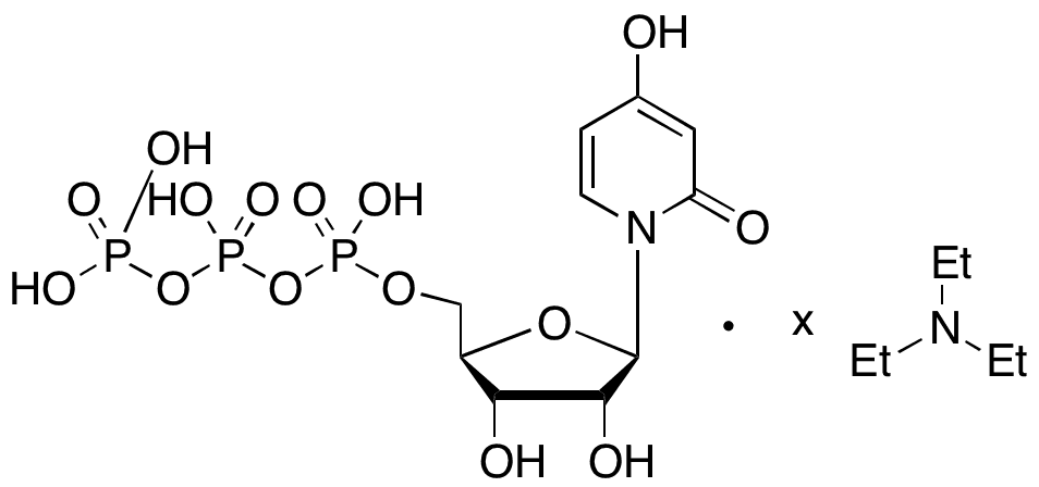 3-Deazauridine-5â€™-triphosphate Triethylamine Salt - Chemical structure and product image