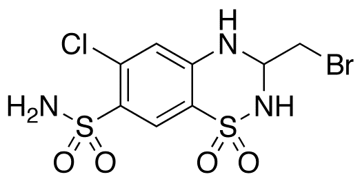3-Des(allylthio)methyl-3-bromomethyl Althiazide - Chemical structure and product image