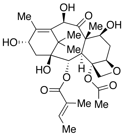 2-Debenzoyl-2-tigloyl 10-Deacetyl Baccatin III - Chemical structure and product image