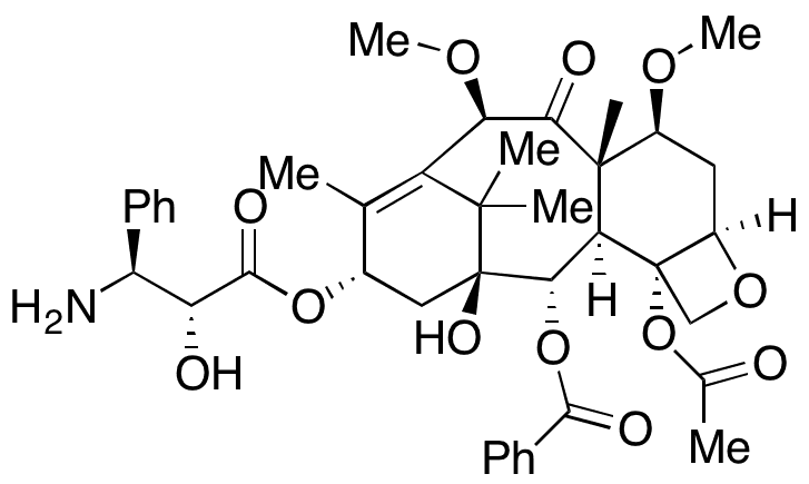 De-boc Cabazitaxel - Chemical structure and product image