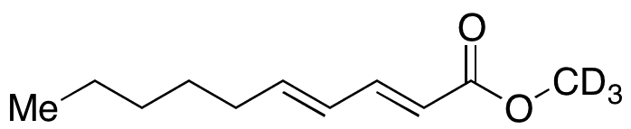 (2E,4E)-2,4-Decadienoic Acid Methyl Ester-d3 - Chemical structure and product image