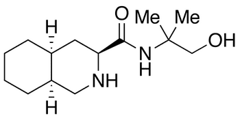 (3S,4aS,8aS)-Decahydro-N-(2-hydroxy-1,1-dimethylethyl)-3-isoquinolinecarboxamide - Chemical structure and product image