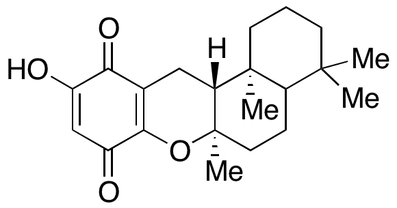 (6aR,12aR,12bS)-1,3,4,4a,5,6,6a,12,12a,12b-Decahydro-10-hydroxy-4,4,6a,12b-tetramethyl-2H-benzo[a]xanthene-8,11-dione - Chemical structure and product image