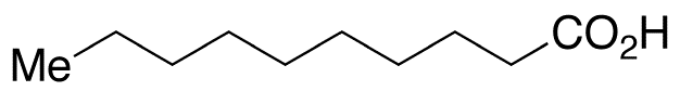 Decanoic Acid - Chemical structure and product image