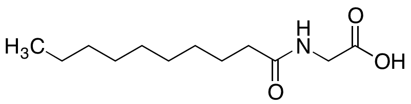 N-Decanoylglycine - Chemical structure and product image