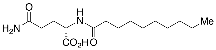N2-Decanoyl-L-glutamine - Chemical structure and product image