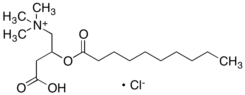 (+/-)-Decanoylcarnitine Chloride - Chemical structure and product image