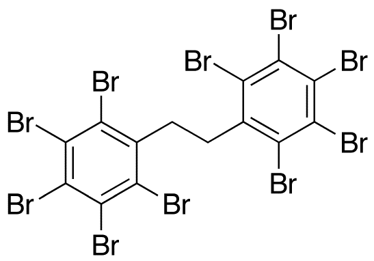 Decabromodiphenylethane - Chemical structure and product image