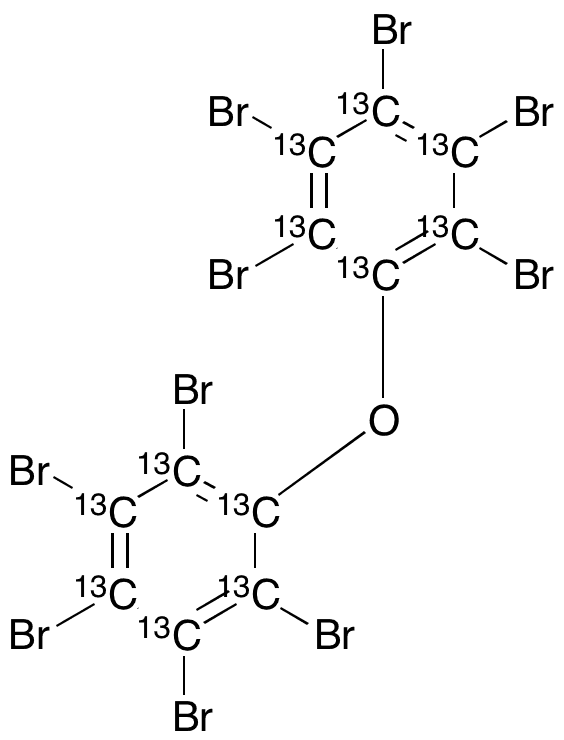 Decabromodiphenyl Ether-13C12 - Chemical structure and product image