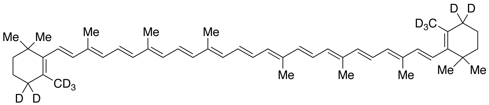 Decapreno-beta-carotene-d10 - Chemical structure and product image