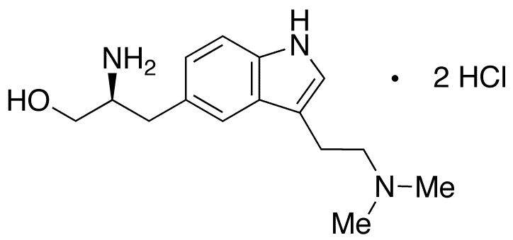 Decarbonyl Zolmitriptan Dihydrochloride - Chemical structure and product image