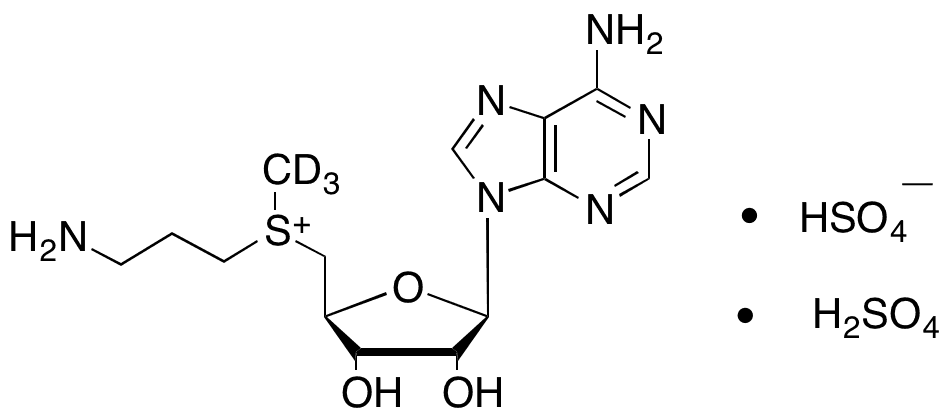 Decarboxylated S-Adenosylmethionine-d3 Sulfate Salt - Chemical structure and product image