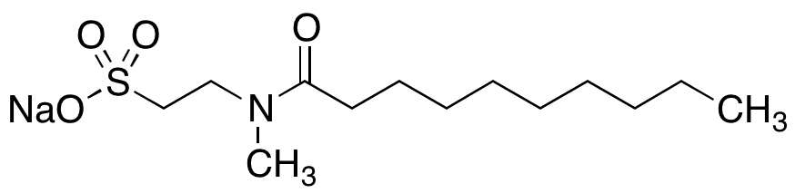 Decanoyl-N-taurine Sodium Salt - Chemical structure and product image