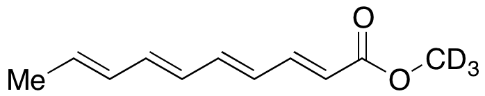 (2E,4E,6E,8E)-2,4,6,8-Decatetraenoic Acid Methyl-d3 Ester - Chemical structure and product image