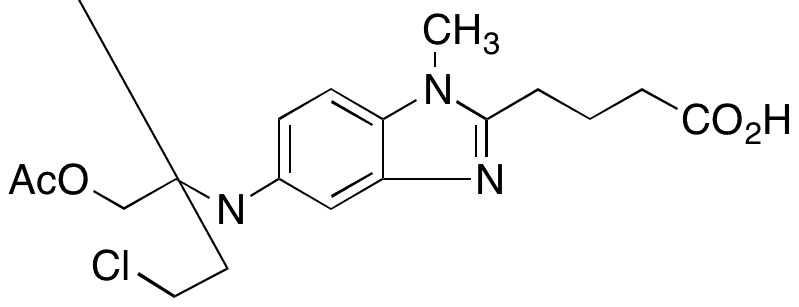 Dechloro-acetoxy Bendamustine - Chemical structure and product image