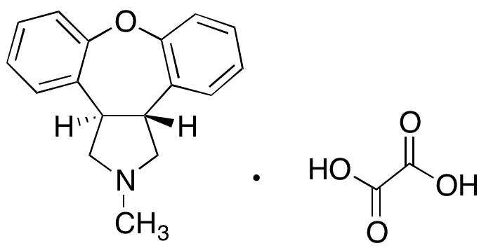 Dechloro Asenapine Ethanedioate - Chemical structure and product image