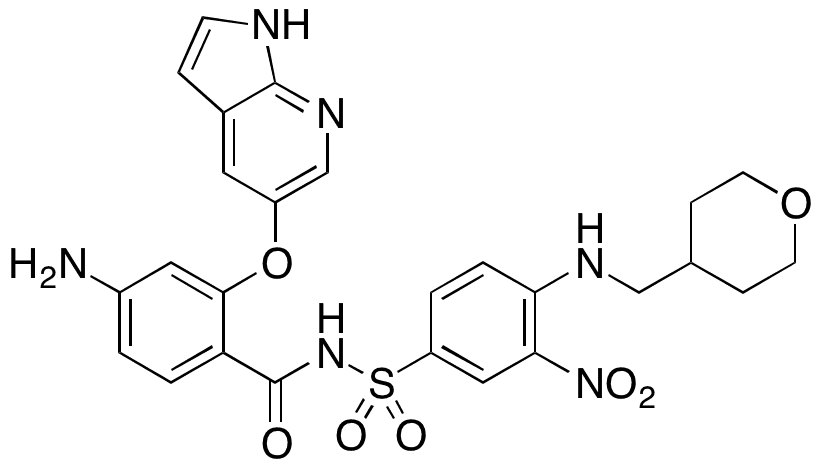 Des1-((4â€™-chloro-5,5-dimethyl-3,4,5,6-tetrahydro-[1,1â€™-biphenyl]-2-yl)methyl)piperazine 4-Amino Venetoclax - Chemical structure and product image