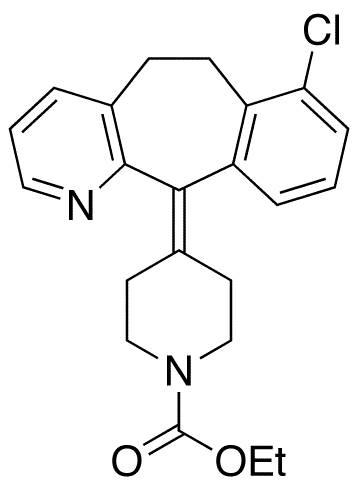 8-Dechloro-7-chloro Loratadine - Chemical structure and product image