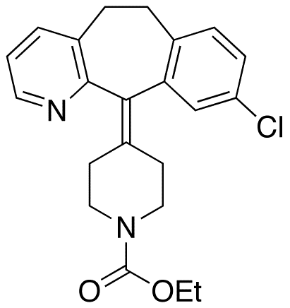 8-Dechloro-9-chloro Loratadine - Chemical structure and product image