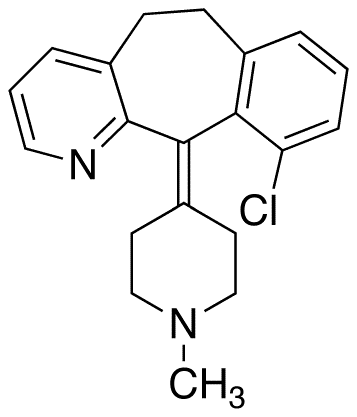 8-Dechloro-10-chloro-N-methyl Desloratadine - Chemical structure and product image