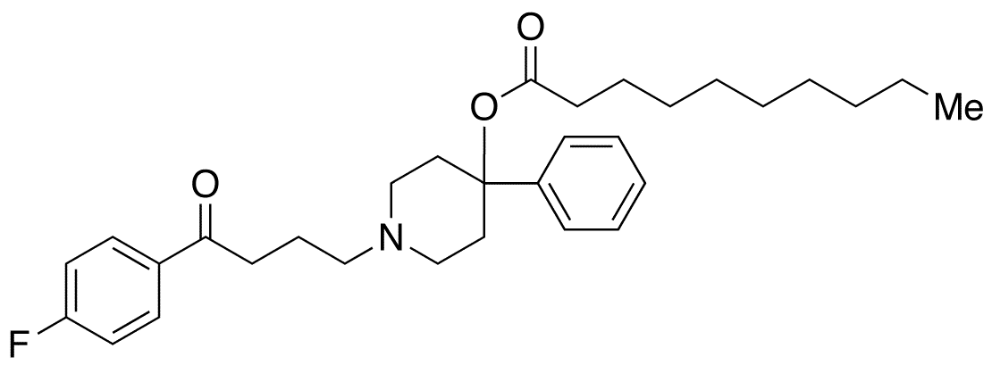 Dechloro Haloperidol Decanoate - Chemical structure and product image