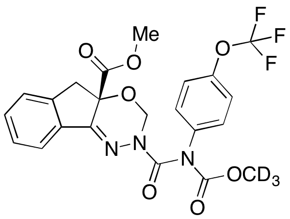Deschloro Indoxacarb-d3 - Chemical structure and product image
