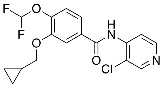 5-Dechloro Roflumilast - Chemical structure and product image