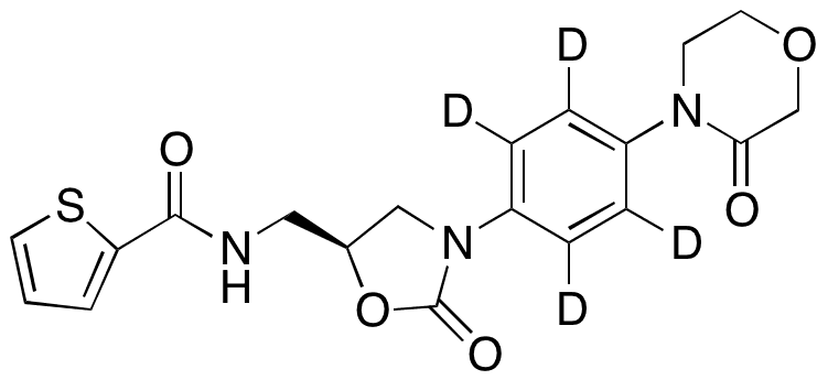 Dechloro-Rivaroxaban-d4 - Chemical structure and product image