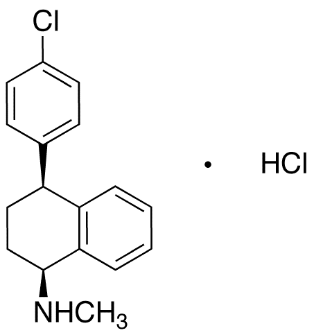 3-Dechloro Sertraline Hydrochloride - Chemical structure and product image
