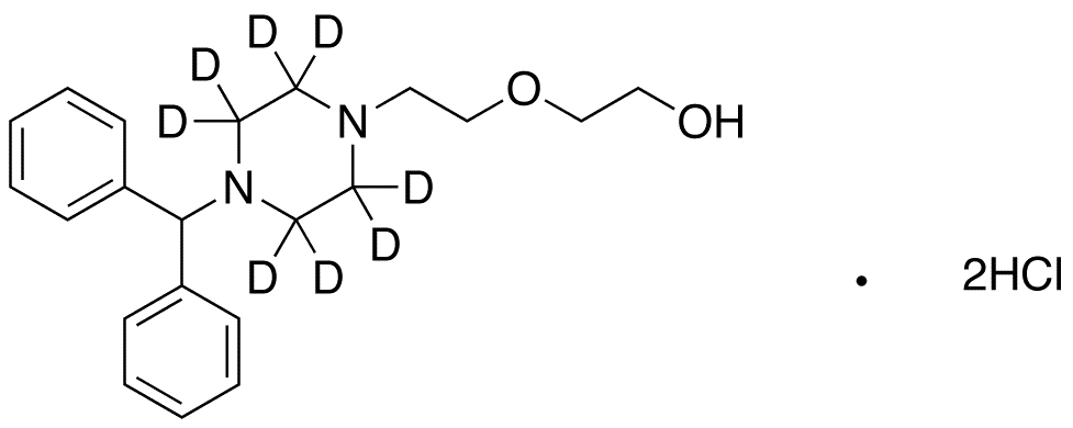 Decloxizine-d8 Dihydrochloride - Chemical structure and product image