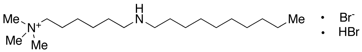 6-(Decylamino)-N,N,N-trimethyl-1-hexanaminium Bromide Hydrobromide - Chemical structure and product image