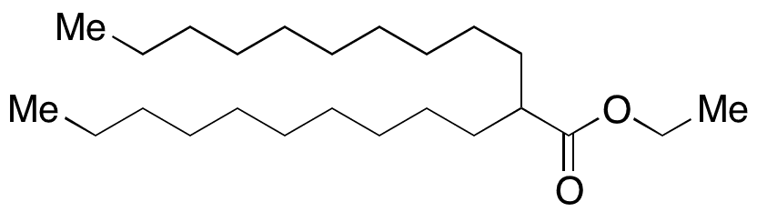 2-Decyldodecanoic Acid Ethyl Ester - Chemical structure and product image