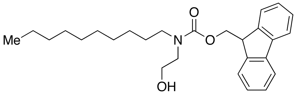 Decyl(2-hydroxyethyl)-carbamic Acid 9H-Fluoren-9-ylmethyl Ester - Chemical structure and product image