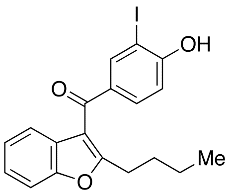 De(diethylaminoethyl-5-iodo) Amiodarone - Chemical structure and product image
