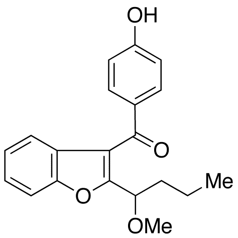 Des(diethylaminoethyl)-didesiodo-1â€™-methoxy Amiodarone - Chemical structure and product image