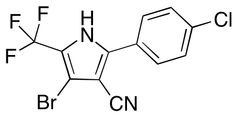 N-Deethoxymethyl Chlorfenapyr - Chemical structure and product image