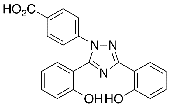 Deferasirox - Chemical structure and product image