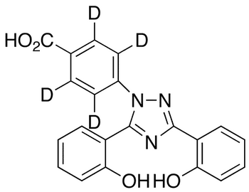 Deferasirox-d4 - Chemical structure and product image