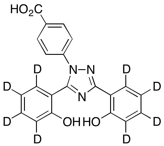 Deferasirox-d8 - Chemical structure and product image