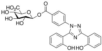 Deferasirox Acyl-beta-D-glucuronide - Chemical structure and product image
