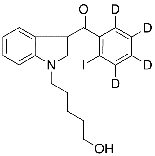 Defluoro Hydroxy AM-694-d4 - Chemical structure and product image