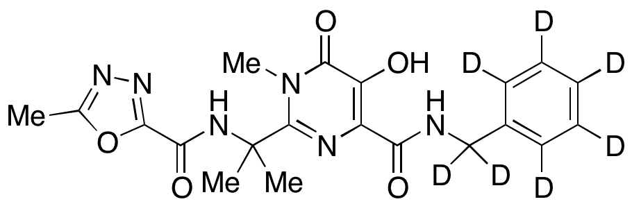 4-Defluoro Raltegravir-d7 - Chemical structure and product image